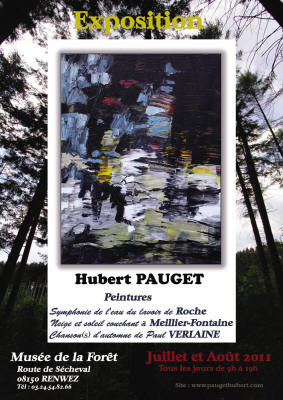 Affiche Musée de la Forêt Exposition Hubert PAUGET
